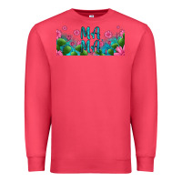 Cardinal cactus and flowers mama libbey glass Premium Sweatshirt - HRA Design Shop
