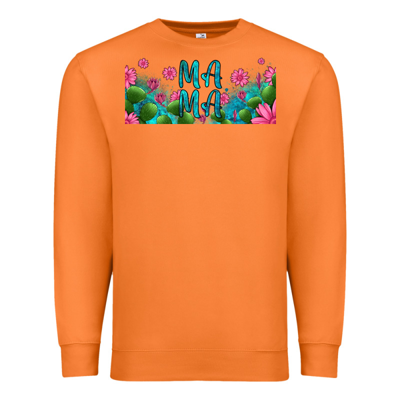 Cactus And Flowers Mama Libbey Glass Premium Sweatshirt by HRA Design Shop | Teevron