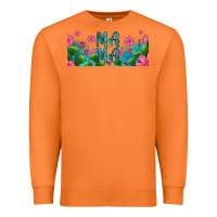 Carrot cactus and flowers mama libbey glass Premium Sweatshirt - HRA Design Shop