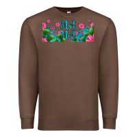 Chestnut cactus and flowers mama libbey glass Premium Sweatshirt - HRA Design Shop