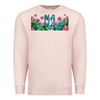 Pale Pink cactus and flowers mama libbey glass Premium Sweatshirt - HRA Design Shop