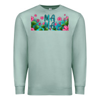 Seafoam cactus and flowers mama libbey glass Premium Sweatshirt - HRA Design Shop