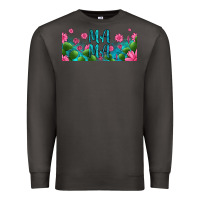 Smoke cactus and flowers mama libbey glass Premium Sweatshirt - HRA Design Shop