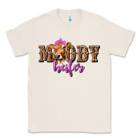 Natural moody heifer with leopard tbw Classic Tee - texasbilliewilder