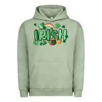 Pigment Oil Green irish Urban Hoodie - MaliasSmallBusiness