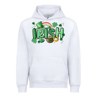 White irish Urban Hoodie - MaliasSmallBusiness