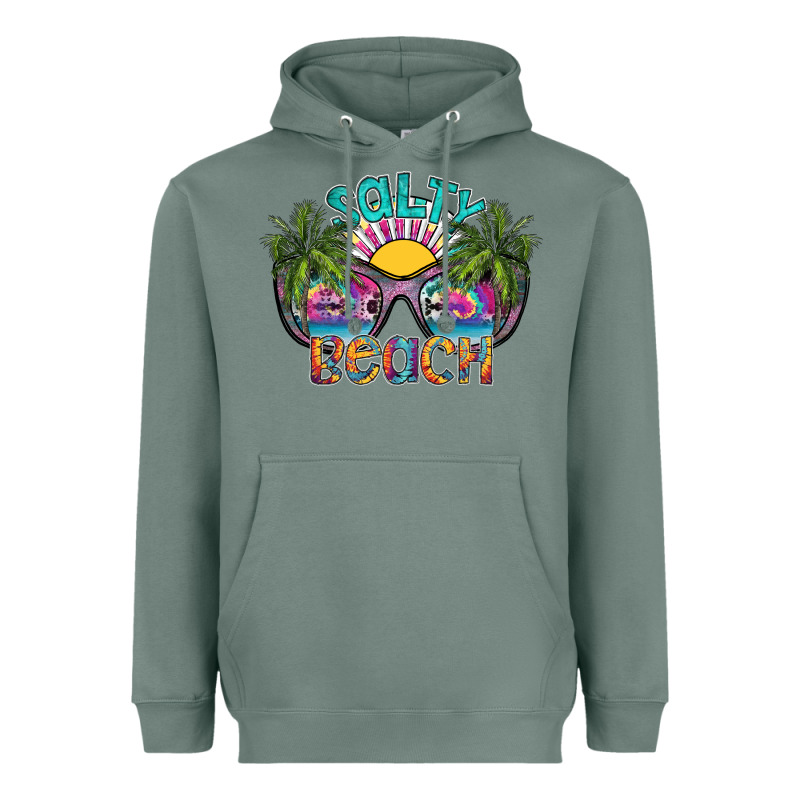 Salty Beach Heavyweight Hoodie by SublimationCraftShop | Teevron