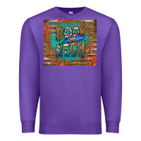 Purple boom bitch get out the way Premium Sweatshirt - HRA Design Shop