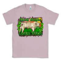 Lilac Thick Thighs Lucky Vibes Charolais Bull Classic Tee - RanaPortraitStore