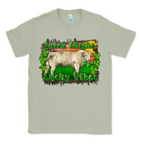 Matcha Thick Thighs Lucky Vibes Charolais Bull Classic Tee - RanaPortraitStore