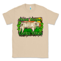 Mushroom Thick Thighs Lucky Vibes Charolais Bull Classic Tee - RanaPortraitStore