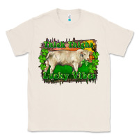Thick Thighs Lucky Vibes Charolais Bull Classic Tee | Teevron