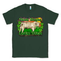 Sports Green Thick Thighs Lucky Vibes Charolais Bull Classic Tee - RanaPortraitStore
