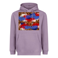 Lavender 4th of July USA flag leopard 20oz tumbler Heavyweight Hoodie - Neo Western