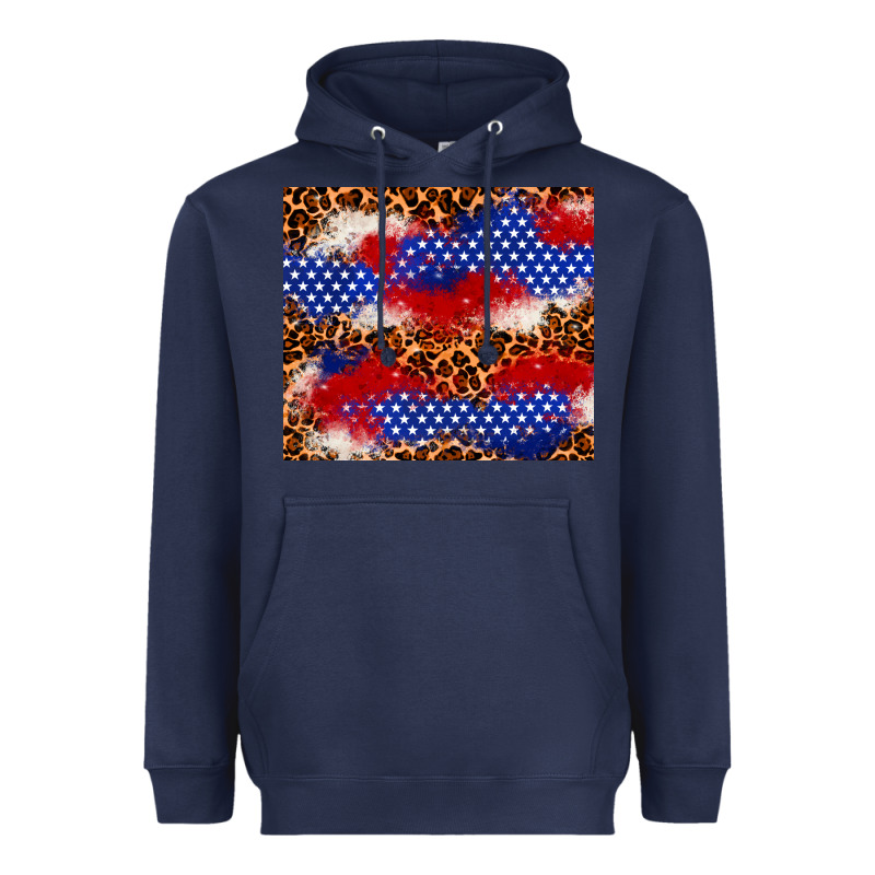 4th Of July Usa Flag Leopard 20oz Tumbler Heavyweight Hoodie by Neo Western | Teevron