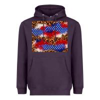 Plum 4th of July USA flag leopard 20oz tumbler Heavyweight Hoodie - Neo Western