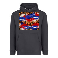 Smoke 4th of July USA flag leopard 20oz tumbler Heavyweight Hoodie - Neo Western