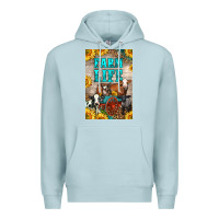 Blue Mist Western Farm Life Premium Hoodie - LillyAllenDesigns