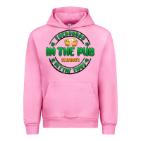 Fuchsia Pink everybody in the pub getting tipsy Urban Hoodie - MaliasSmallBusiness