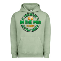 Pigment Oil Green everybody in the pub getting tipsy Urban Hoodie - MaliasSmallBusiness