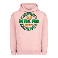 Pigment Salmon everybody in the pub getting tipsy Urban Hoodie - MaliasSmallBusiness