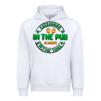 White everybody in the pub getting tipsy Urban Hoodie - MaliasSmallBusiness