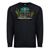 Black soldier truck Premium Sweatshirt - CowhideDigitalArt
