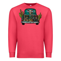 Cardinal soldier truck Premium Sweatshirt - CowhideDigitalArt