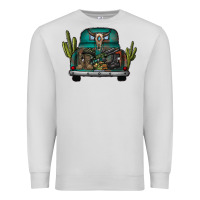 Dove Grey soldier truck Premium Sweatshirt - CowhideDigitalArt