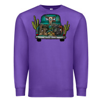 Purple soldier truck Premium Sweatshirt - CowhideDigitalArt