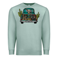 Seafoam soldier truck Premium Sweatshirt - CowhideDigitalArt