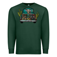 Sports Green soldier truck Premium Sweatshirt - CowhideDigitalArt
