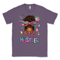 Lavender nail hustler afro messy bun Classic Tee - texasbilliewilder