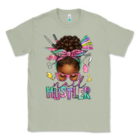 Matcha nail hustler afro messy bun Classic Tee - texasbilliewilder