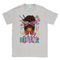 Moon Dust nail hustler afro messy bun Classic Tee - texasbilliewilder