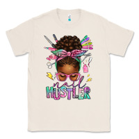 Natural nail hustler afro messy bun Classic Tee - texasbilliewilder