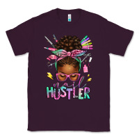 Plum nail hustler afro messy bun Classic Tee - texasbilliewilder