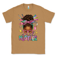 Toasted Coconut nail hustler afro messy bun Classic Tee - texasbilliewilder