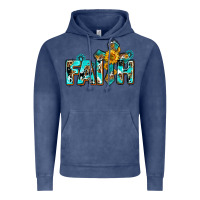 Vintage Denim faith with cross ado Vintage Hoodie - AdoDesignShop