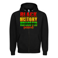 Black black history month period juneteenth Zipper Hoodie - texasbilliewilder
