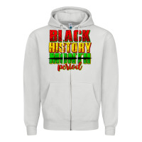 Dove Grey black history month period juneteenth Zipper Hoodie - texasbilliewilder