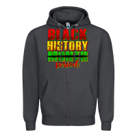 Smoke black history month period juneteenth Zipper Hoodie - texasbilliewilder