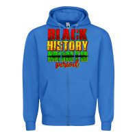 True Royal black history month period juneteenth Zipper Hoodie - texasbilliewilder