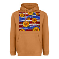 Meerkat 4th of July USA flag sunflower 20oz tumbler Heavyweight Hoodie - Neo Western
