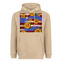 Mushroom 4th of July USA flag sunflower 20oz tumbler Heavyweight Hoodie - Neo Western