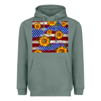 Sage 4th of July USA flag sunflower 20oz tumbler Heavyweight Hoodie - Neo Western