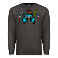 Smoke texas truck Premium Sweatshirt - CowhideDigitalArt