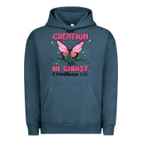 Pigment Midnight Navy new creation in christ 2 corinthians5.17 Urban Hoodie - MaliasSmallBusiness