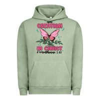 Pigment Oil Green new creation in christ 2 corinthians5.17 Urban Hoodie - MaliasSmallBusiness