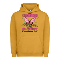 Pigment Peanut Butter new creation in christ 2 corinthians5.17 Urban Hoodie - MaliasSmallBusiness